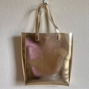 Givenchy Parfums Metallic Gold Tote Bag